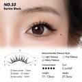 No. 33 Barbie Black - Soft Magnetic Eyelash with Applicator Kit Reusable Glue-free