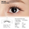 No. 35 Shadow Wing - Soft Magnetic Eyelash with Applicator Kit Reusable Glue-free